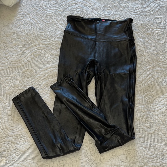 Spanx Faux Leather Leggings - Picture 2 of 5